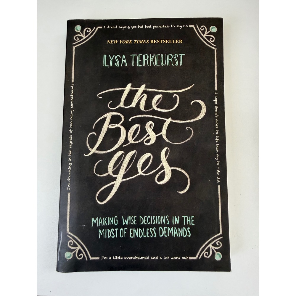 The Best Yes Lysa TerKeurst Paperback Christian Life Women Issues 9781400205851